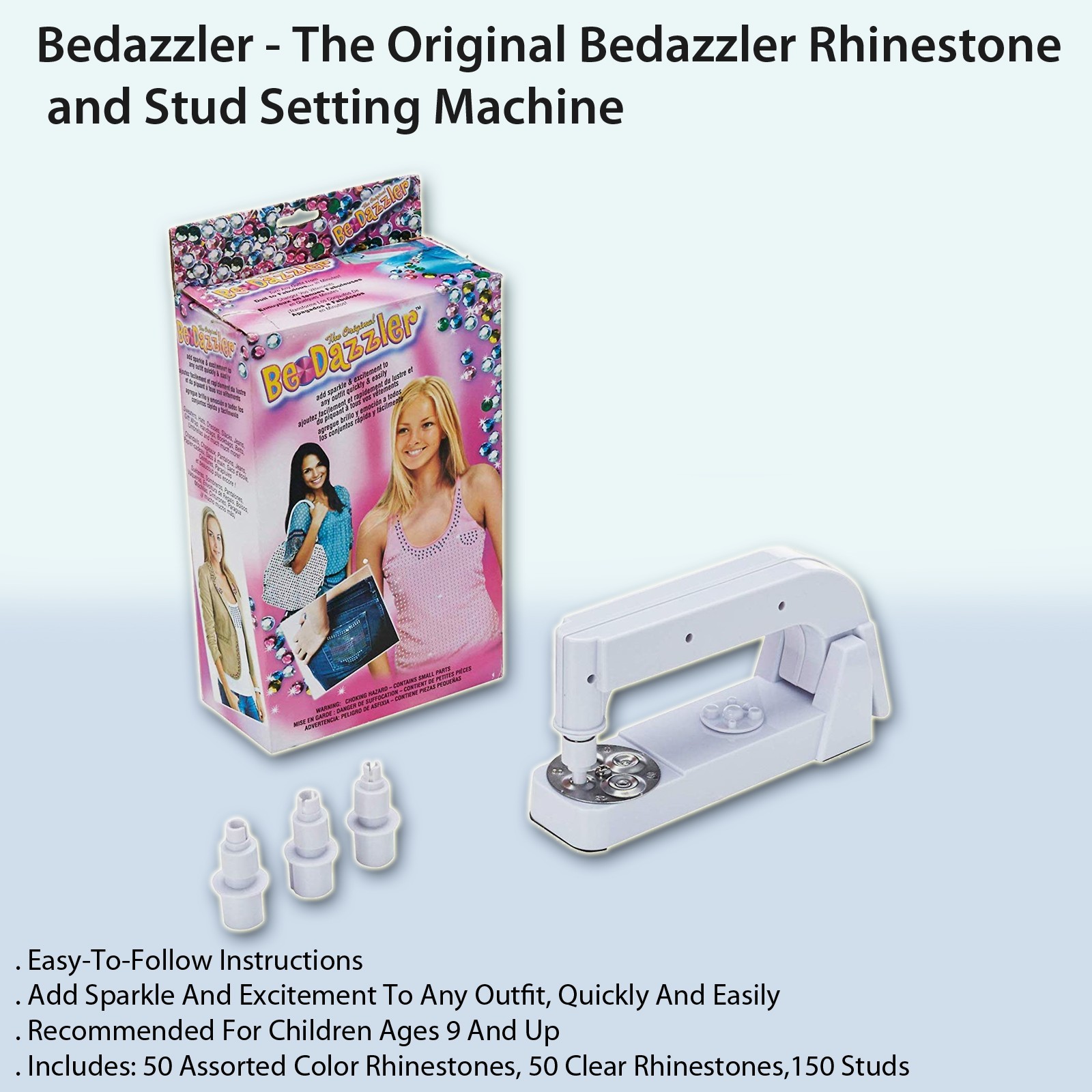 Bedazzler – The Original Bedazzler Rhinestone and Stud Setting Machine