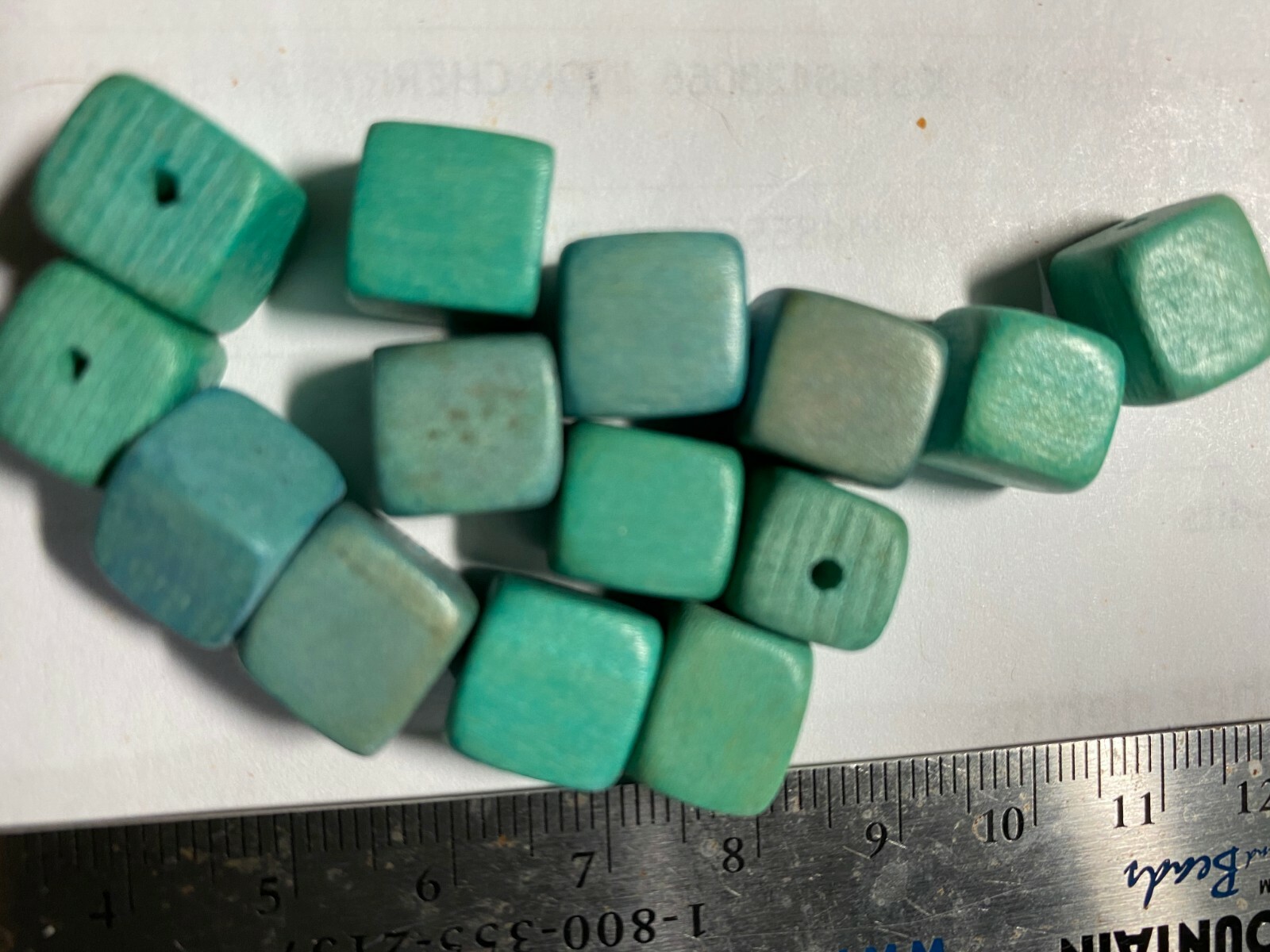 Wood Beads Cube Beads ***UPICK*** 10mm 5mm Wood Cube Beads