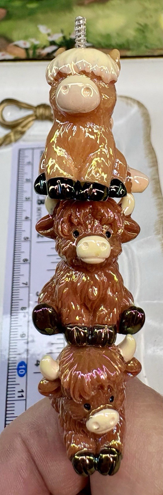 36 Highland Cow Focal Beads For Pens ✨Keychains✨Includes ✨3D Beads And Pen✨