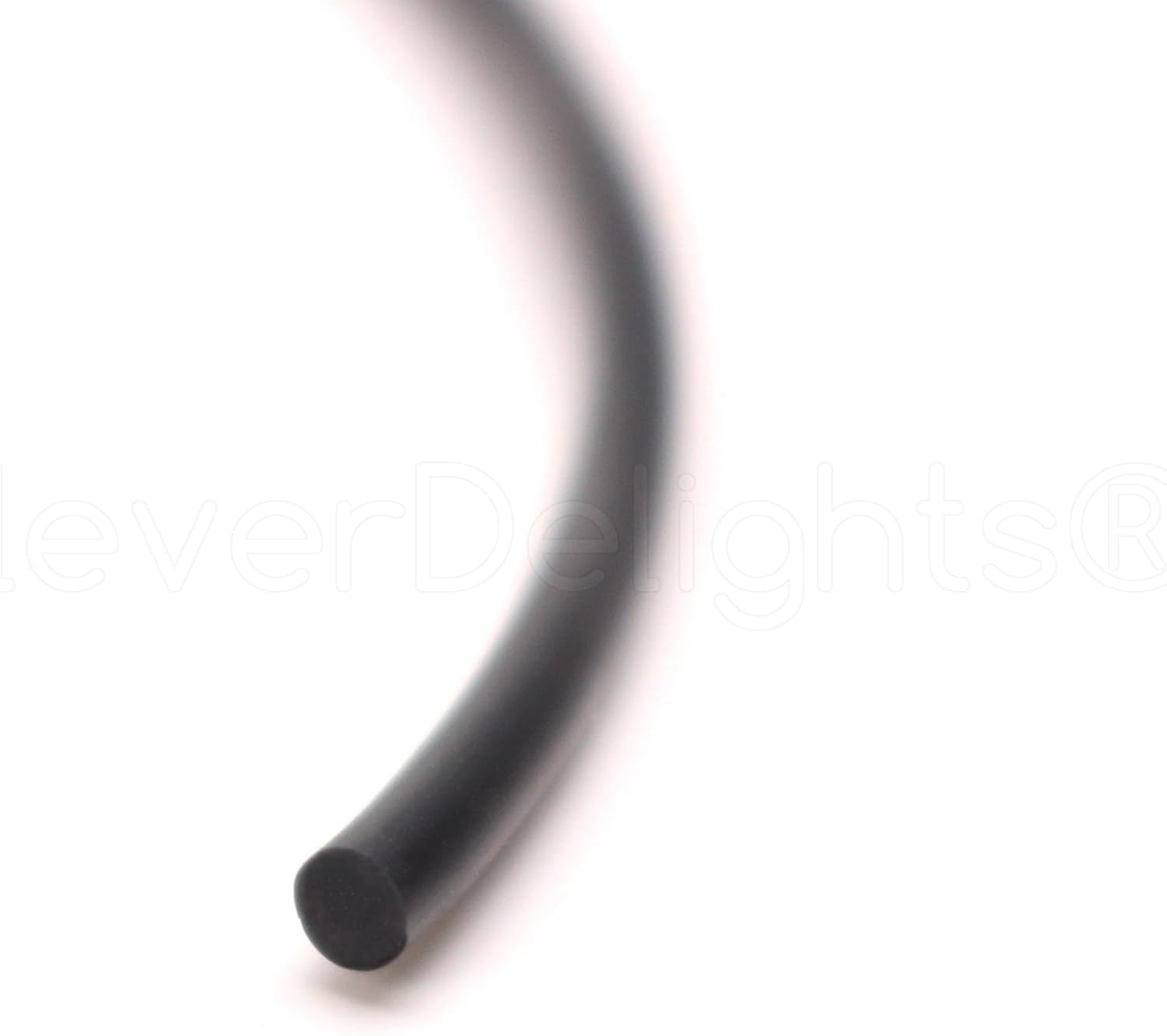 Black Solid Rubber Cord – 30 Feet – 8Mm (5/16″) round – Crafts Beading Jewelry N