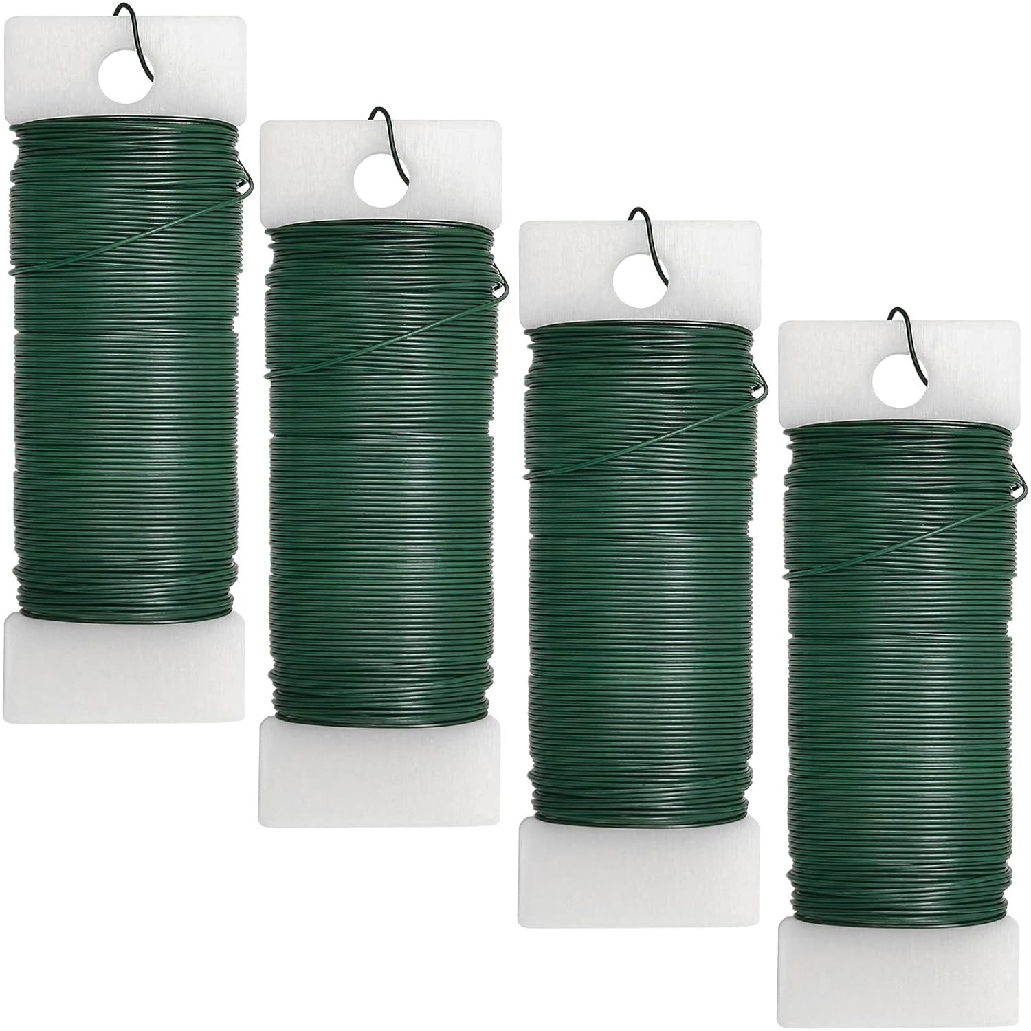 4-Pack 120 Yards 22 Gauge Floral Wire for Crafts & Arrangements