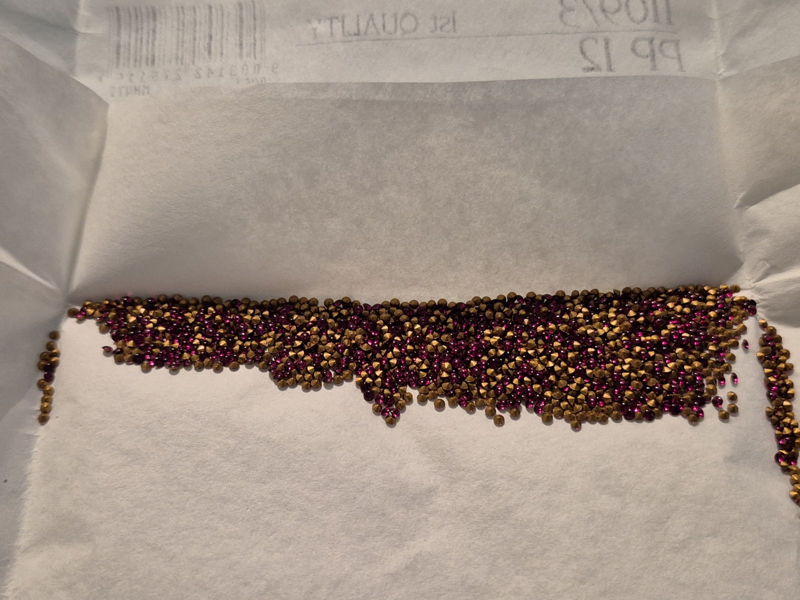 1400 pc. SWAROVSKI Ruby CRYSTAL pointback Rhinestones pp12 #1109/3 cabochon