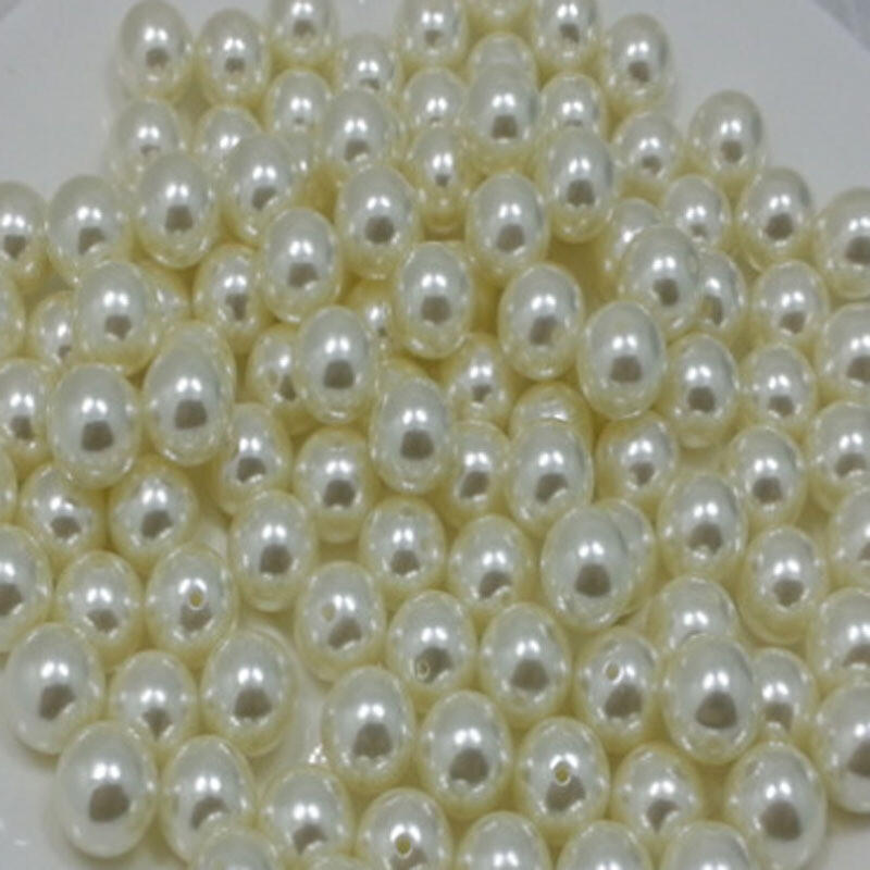 15000pcs 4~18mm High gloss ABS imitation pearl white pearl jewelry accessories