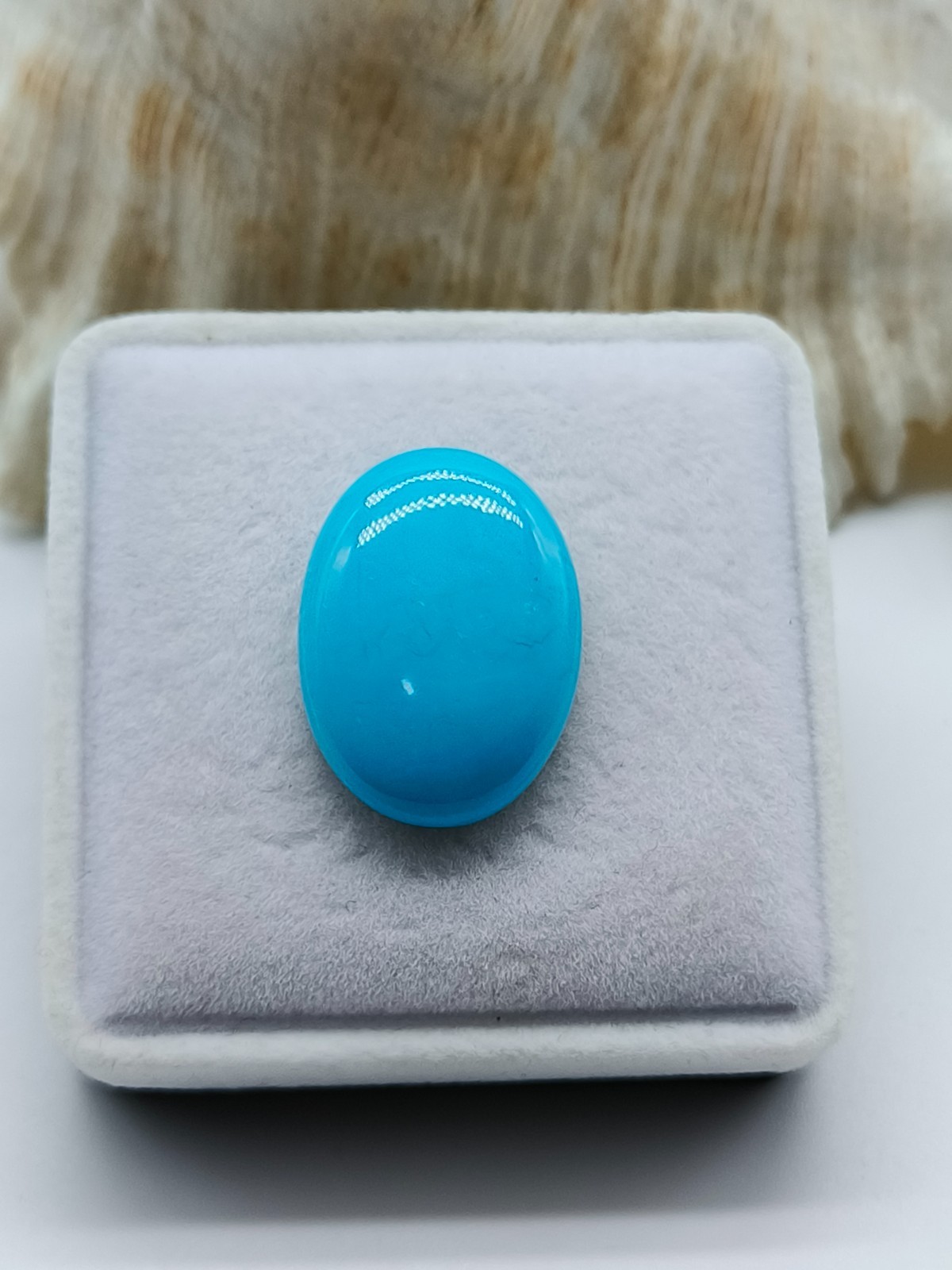 Natural Turquoise Oval Cabochon 24 Carat (26x18x5mm) – Loose Gemstone for Jewel