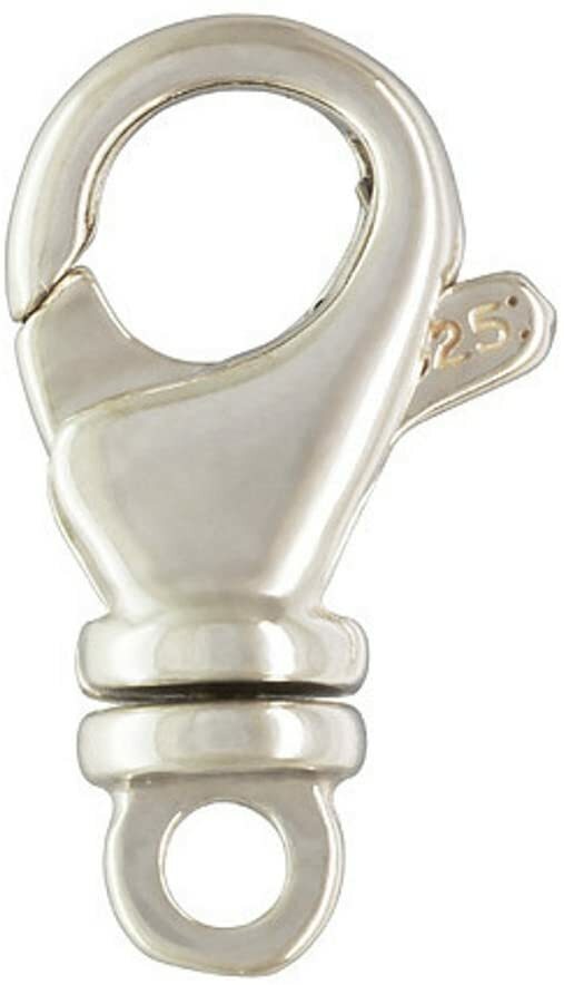 2 Qty. Sterling Silver Swivel Clasp, 7.5×16.0mm by JensFindings