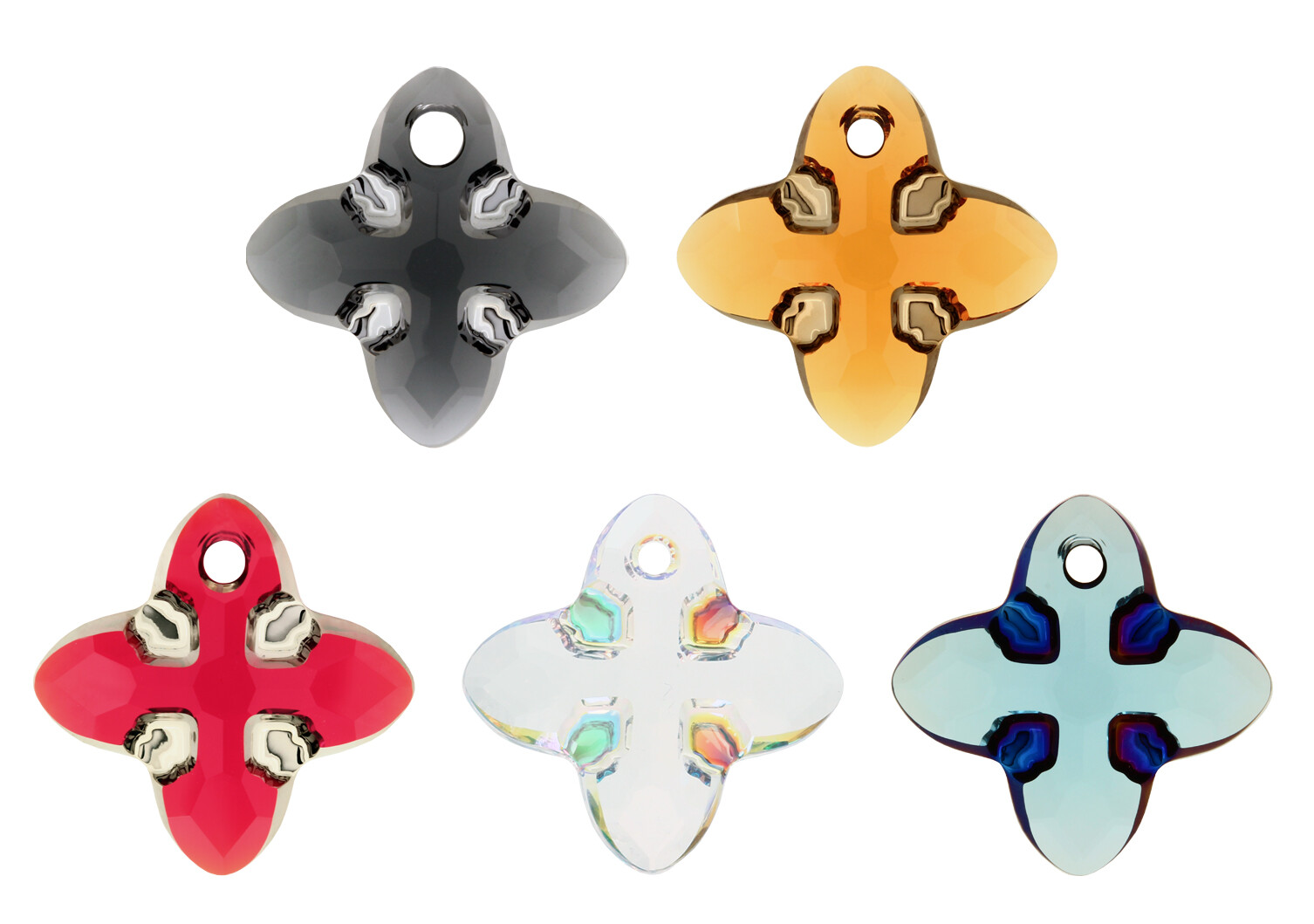 Superior PRIMERO 6868 Cross Tribe Crystal Pendants * Many Sizes & Colors