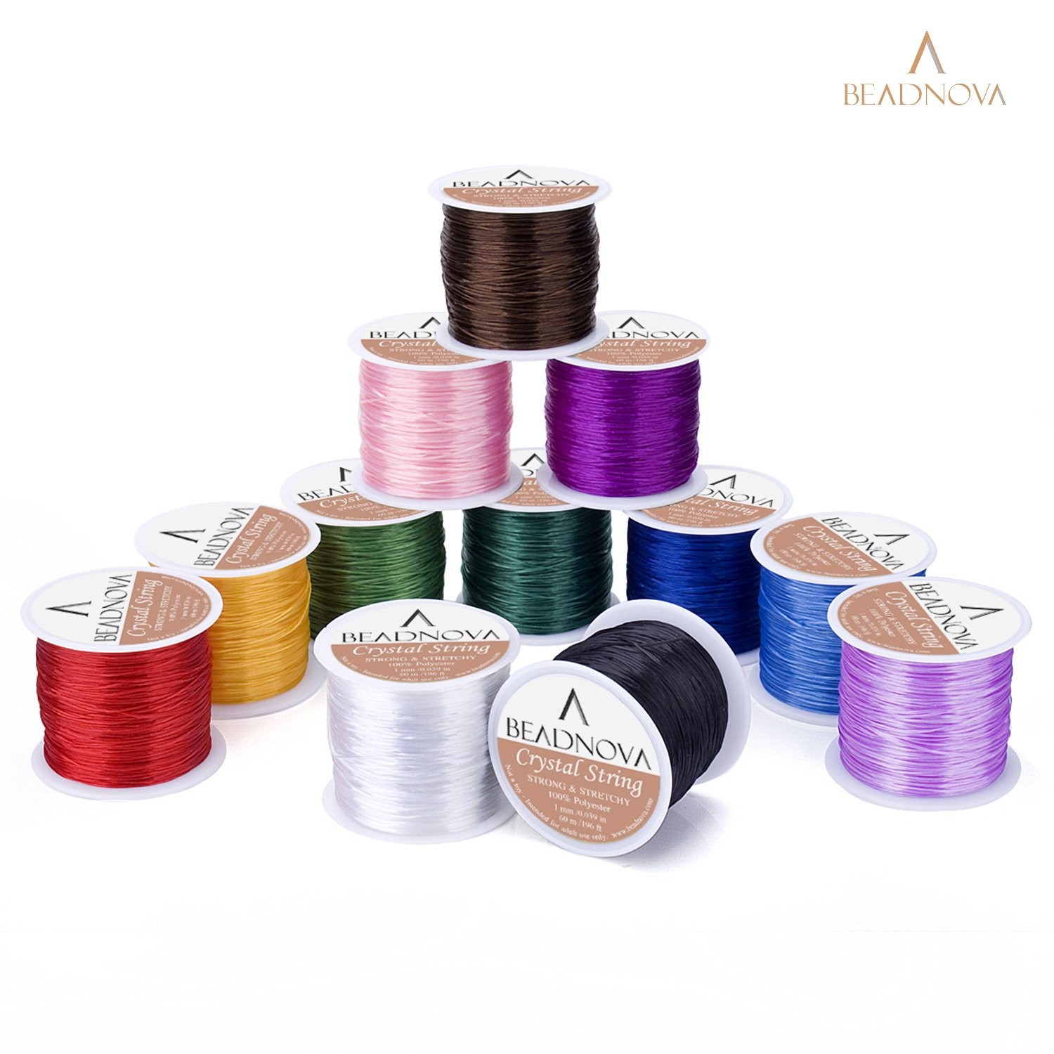 1mm Elastic Stretch Crystal String Cord for Jewelry Making Bracelet Beading