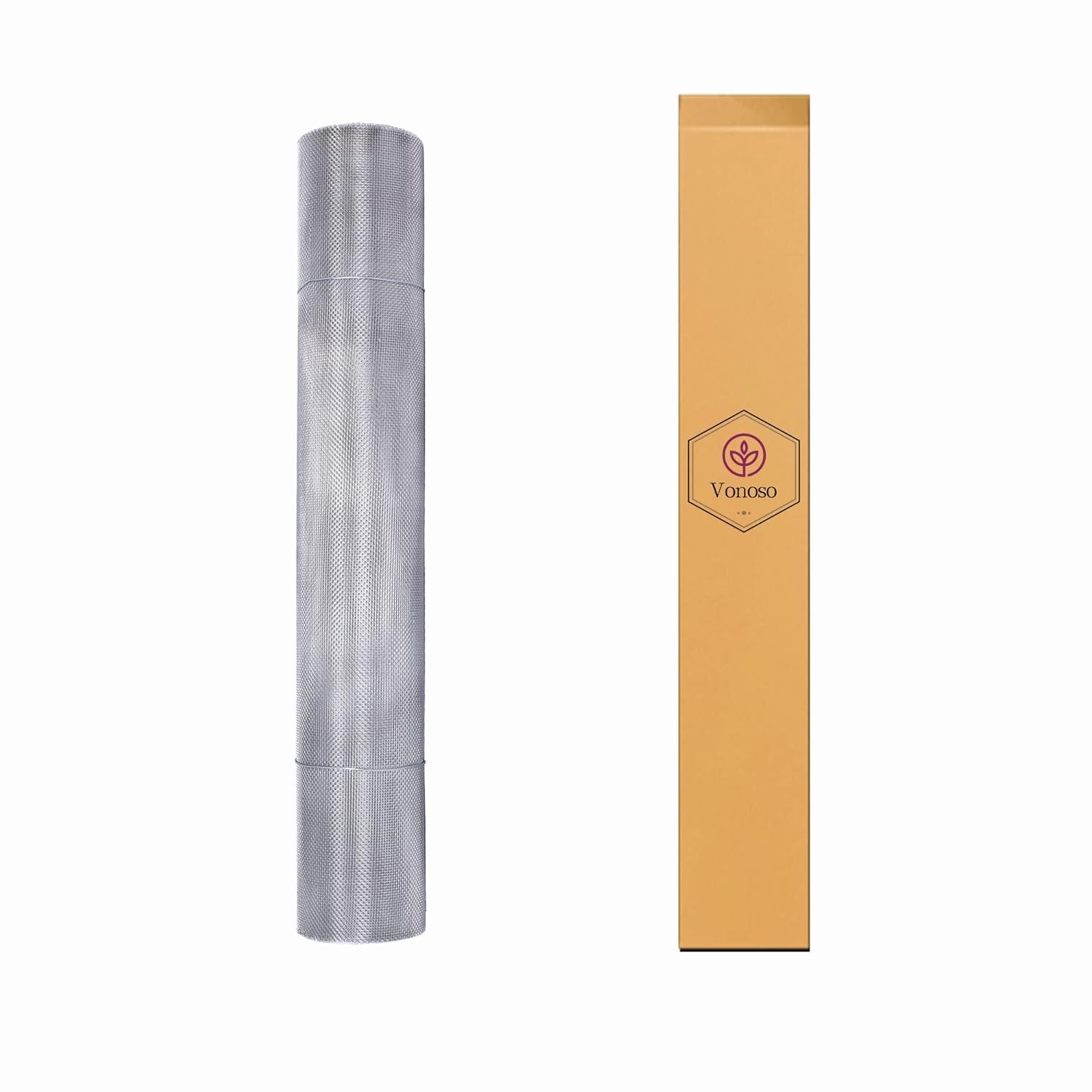 Stainless Steel 304 Wire Mesh Screen 15.5in x 10ft Metal Mesh for Doors Windows