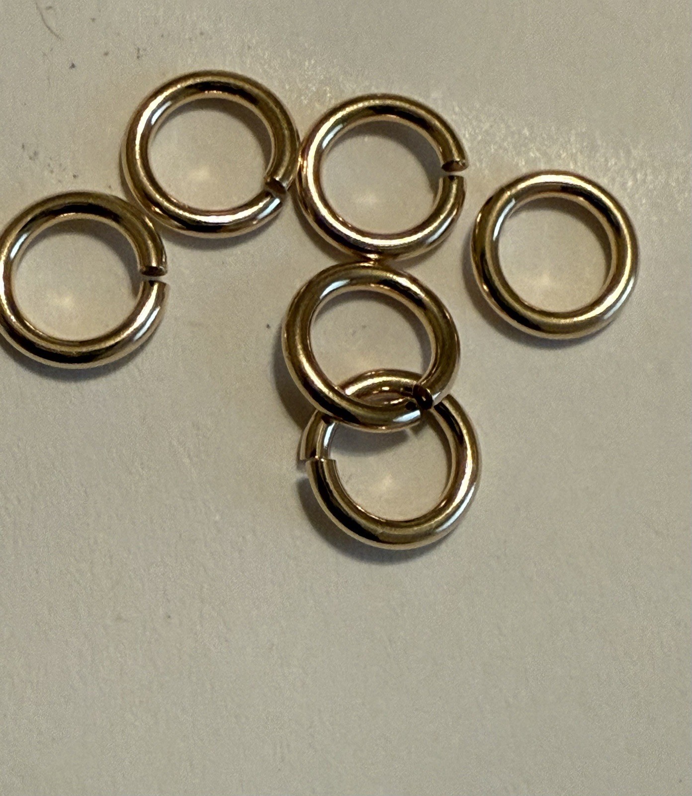 18ga 6mm twist and lock 14kt gold filled jump rings 20pcs