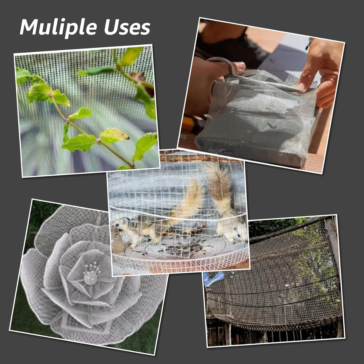 2 Pack 14″x11″ Crimped Stainless Steel Mesh – Durable and Versatile DIY Solution