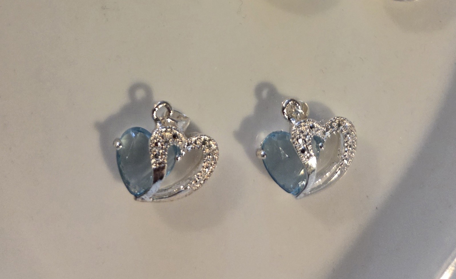 Heart Shaped Charms Of Color And Sparkle