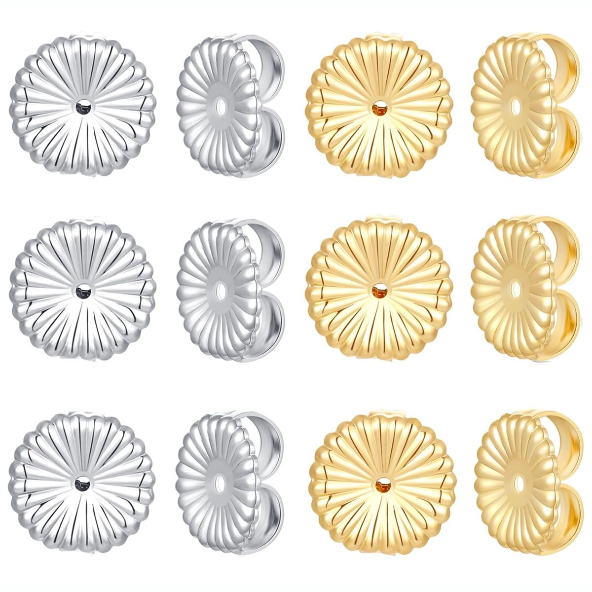 Large Earring Backs for Droopy Ears – Heavy Earring Supports & Lifters