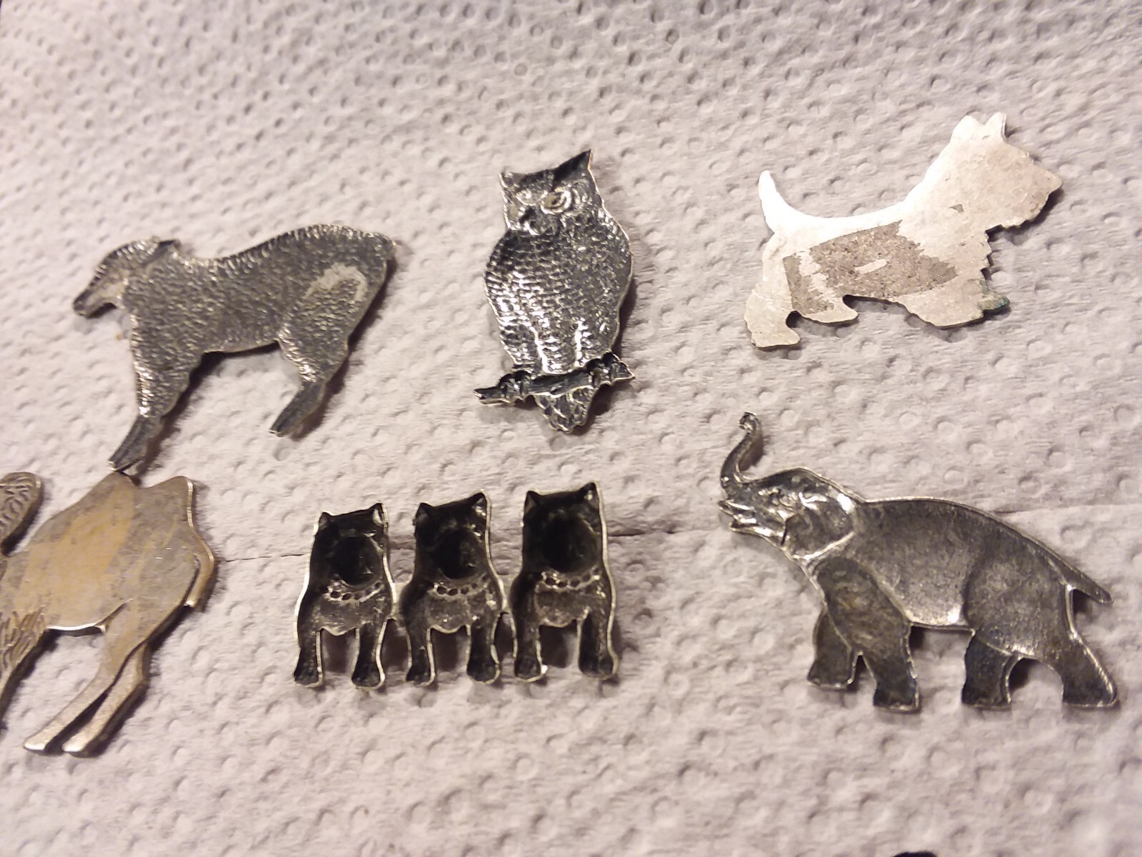 Jewelry Finding:9PCS Stampings and Cuts Silver Tone Findings 02-01-2025