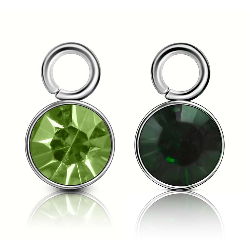 12 Pcs Crystal Birthstone Pendants Charms for Crafting People Birthday