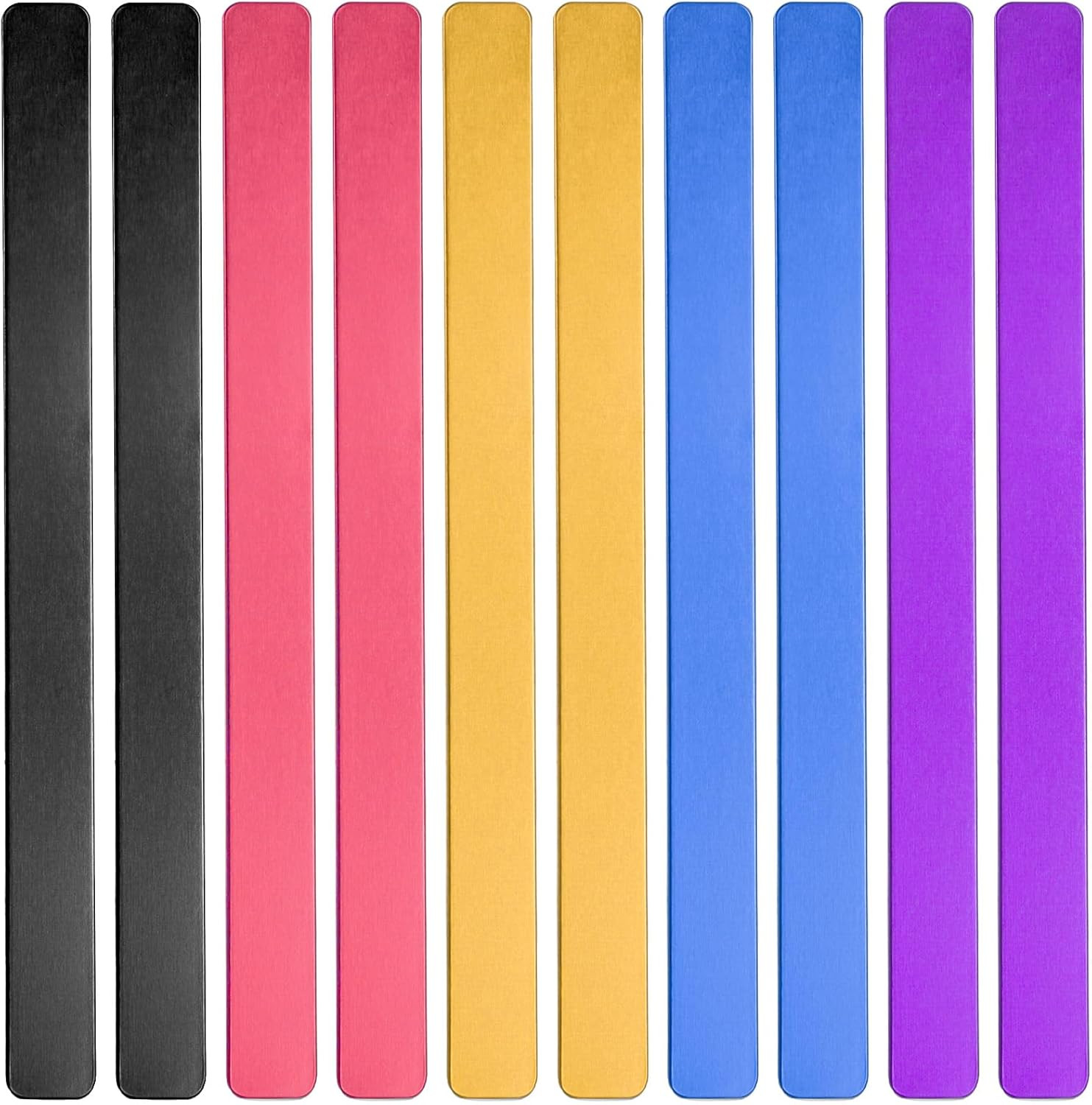 Anodized Aluminum Color Bracelet Blanks 1/2″ X 7″ X 0.05″ for Laser Engraving an