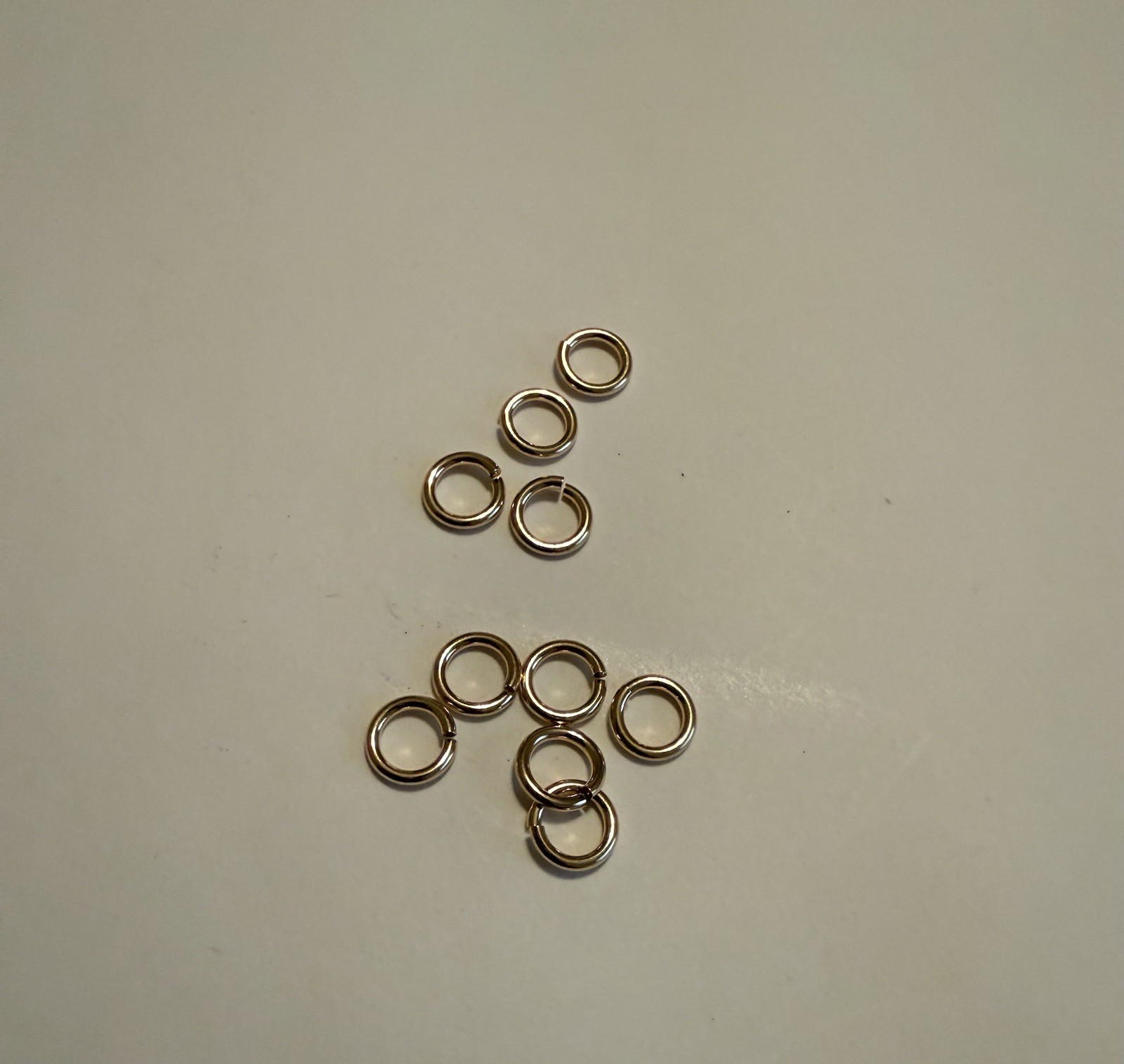 18ga 6mm twist and lock 14kt gold filled jump rings 20pcs