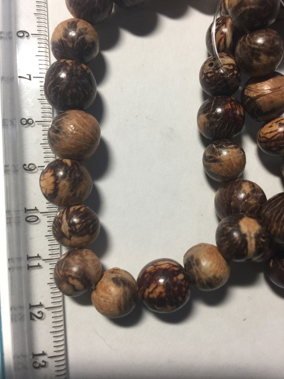 Round Tagua Nut Beads 7mm to 12mm