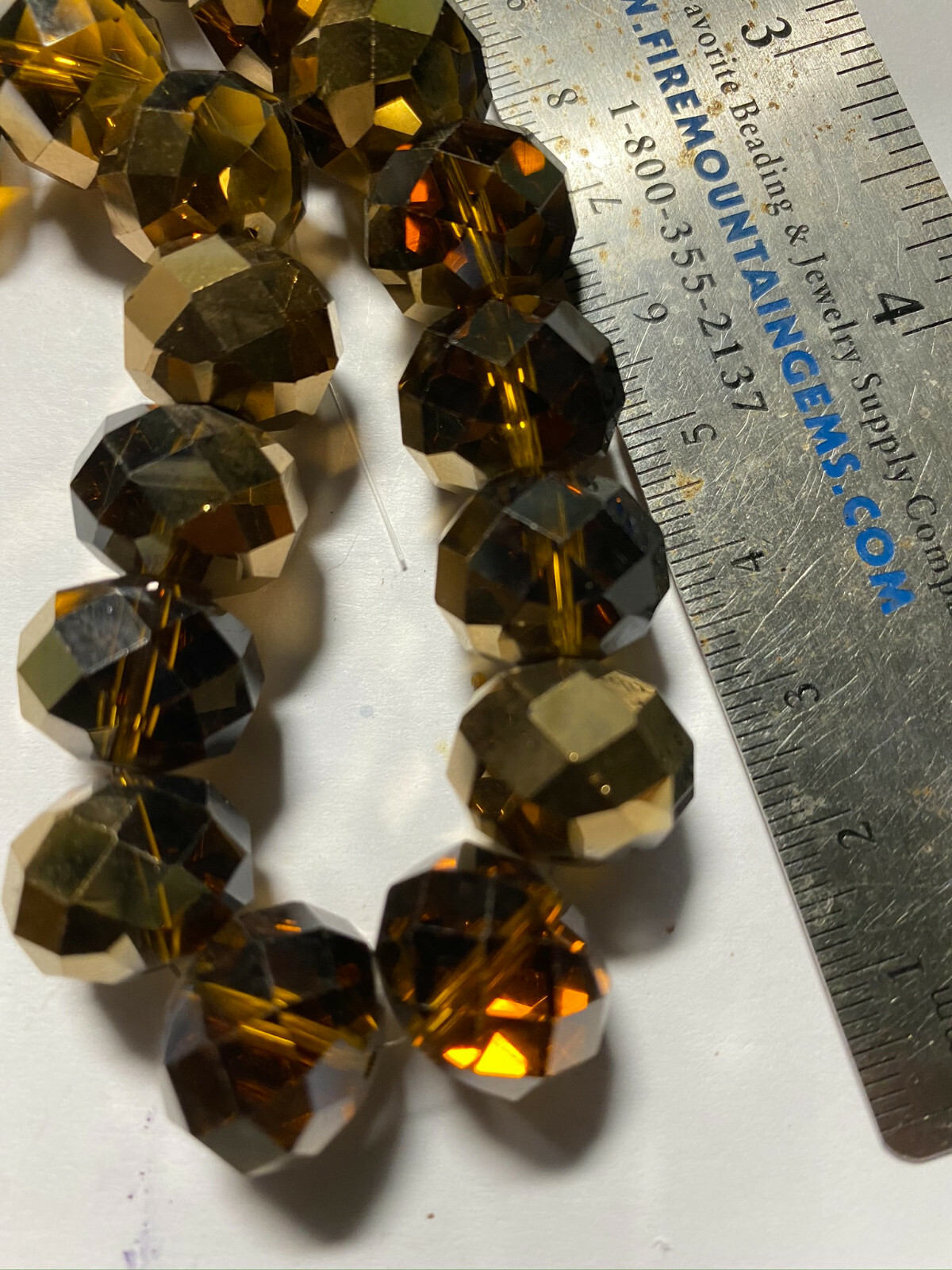 Chinarovski Faceted Glass Crystal Rondelle Beads ***UPICK*** 14mm 16mm 18mm