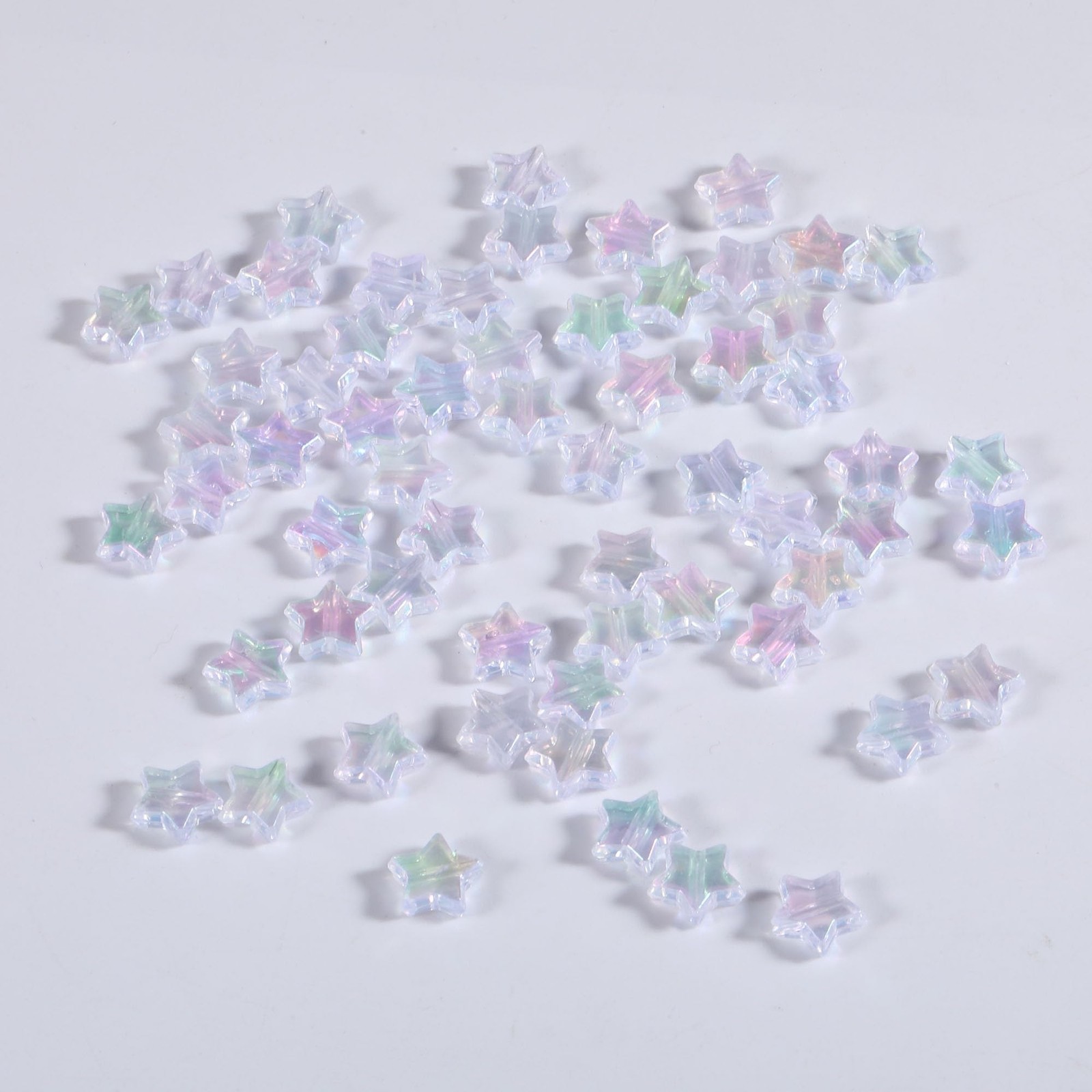 Carporay 800PCS AB White 11MM Pearl Beads Star Beads, Cute Beads for Bracelet…