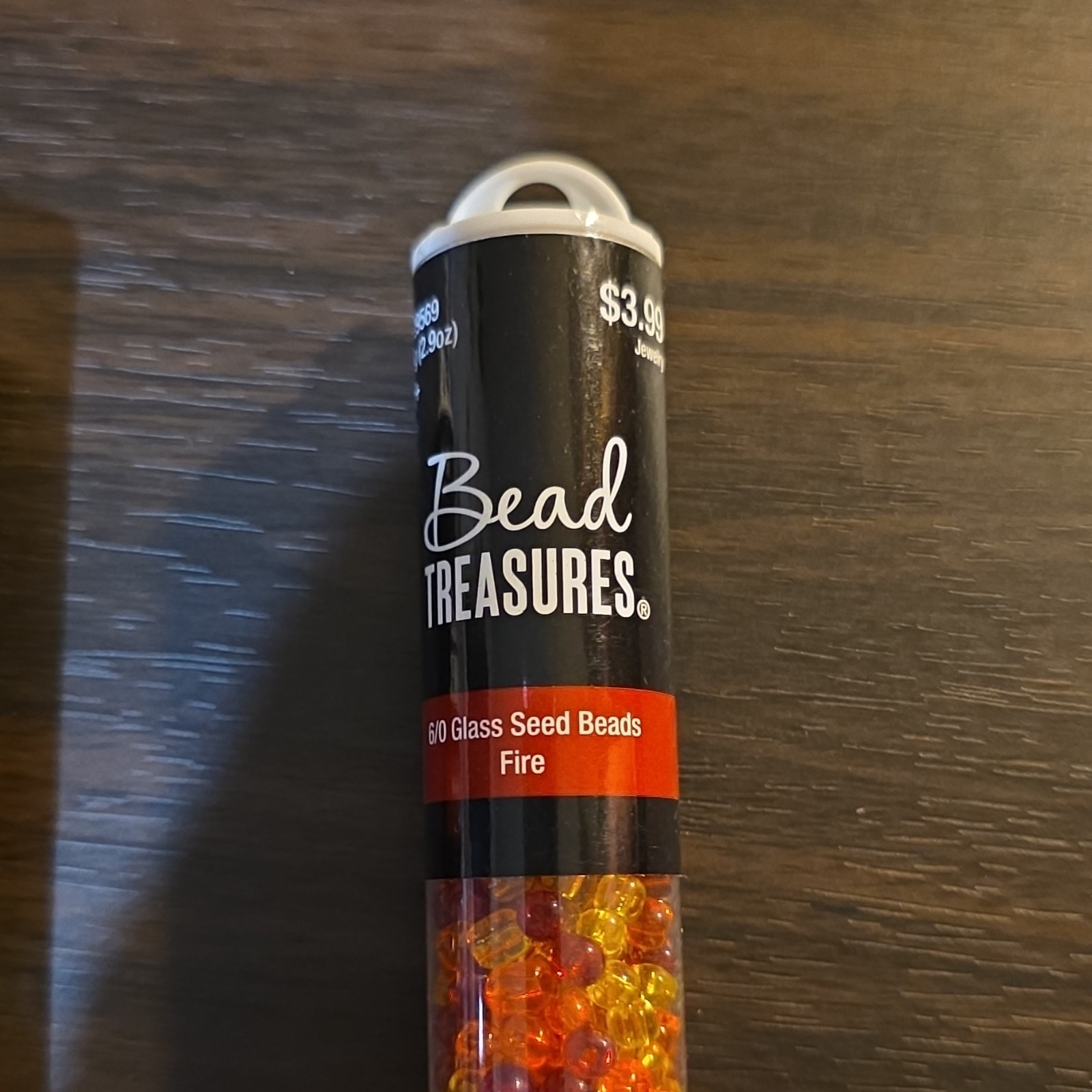 3 pk Bead Treasures Glass Seed Beads Round Multicolor Glossy Jewelry Making Set