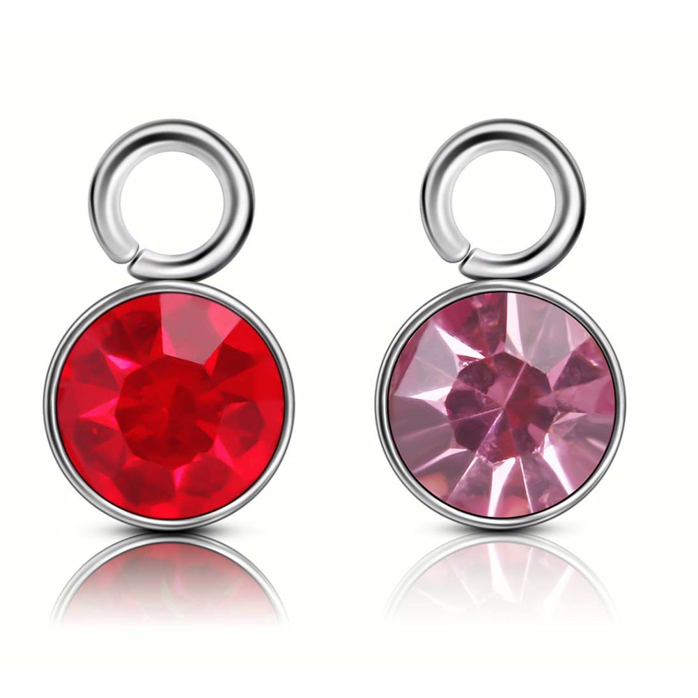 12 Pcs Little Birthstones People December Earrings Charms Bulk Birthday
