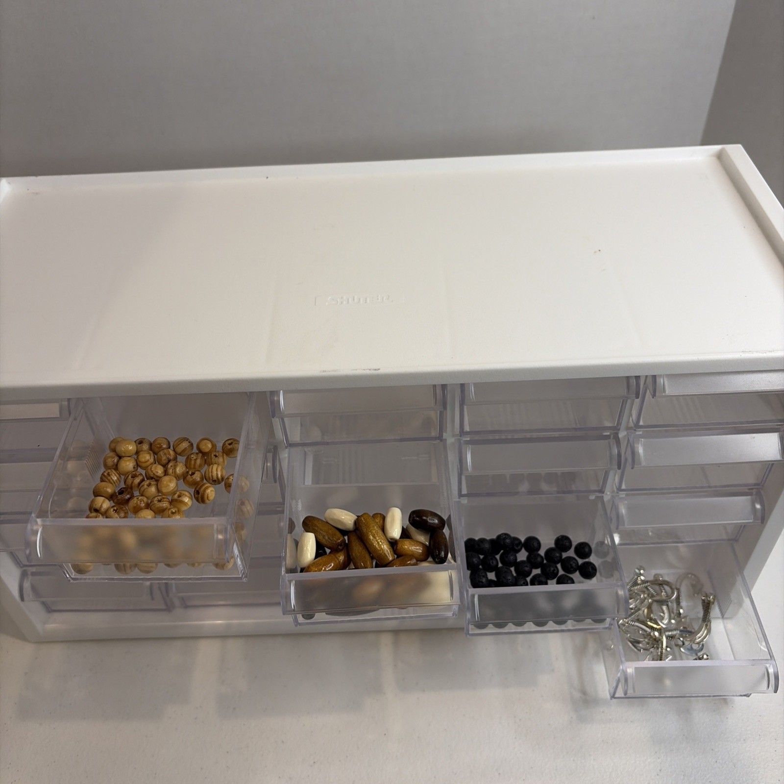 Men’s Jewelry Making Kit w/ Organizer – Stone Wood Beads Charms Paracord Elastic