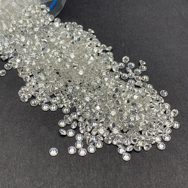 3 mm 1ct Loose Moissanite Diamond White D Color VVS1 Round Cut Moissanite V121