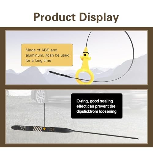 Engine Oil Dipstick, Engine Transmission Checking Dipstick, 23.9″ Oil Level