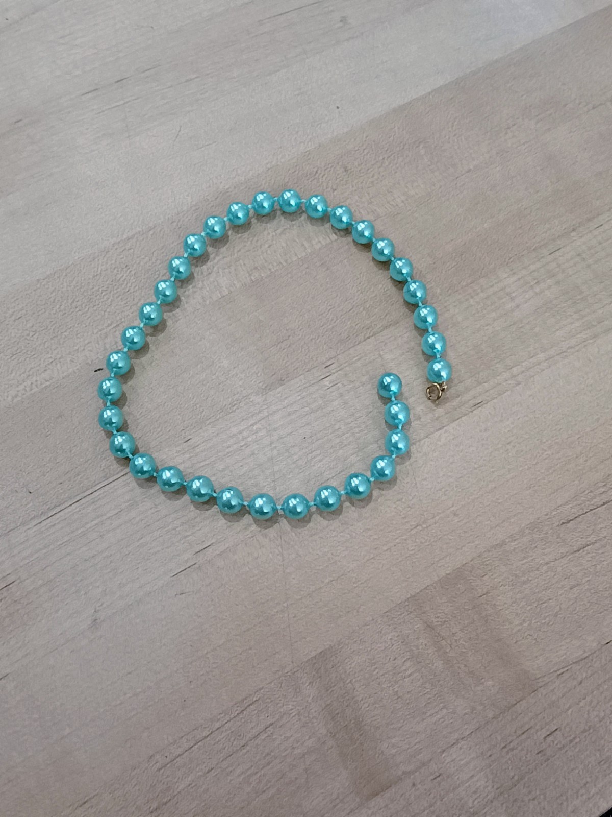 Glossy Round Pearl Beads 8-8.9 mm White Purple Aqua Jewelry Making Lot