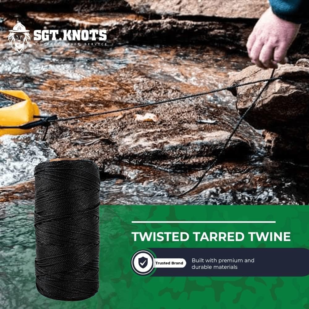 100% Nylon Tarred Twine 1680ft – The Durable Choice for Crafting & Bushcraft