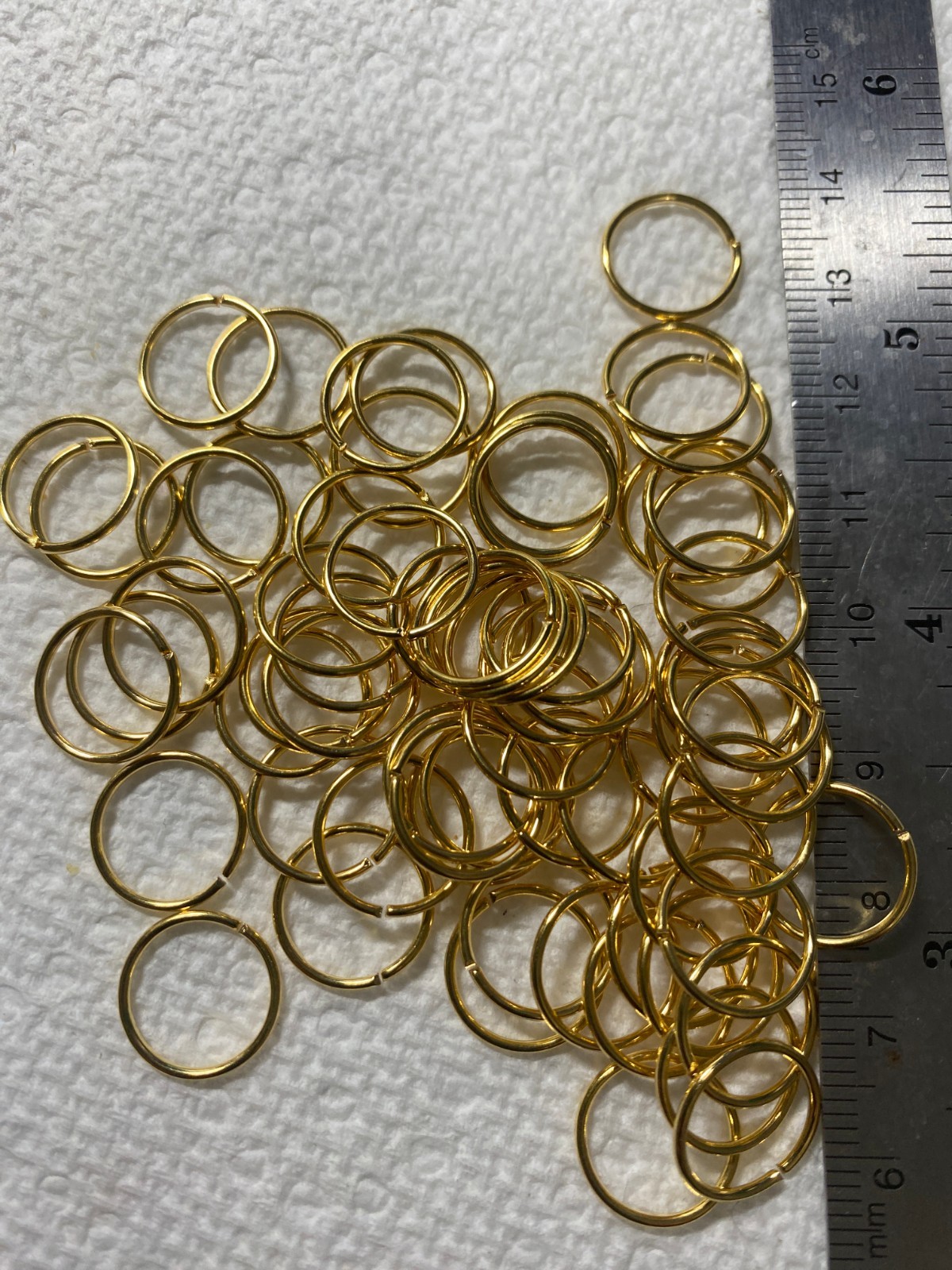 Jump Rings open and closed 10mm 12mm 18ga 16ga