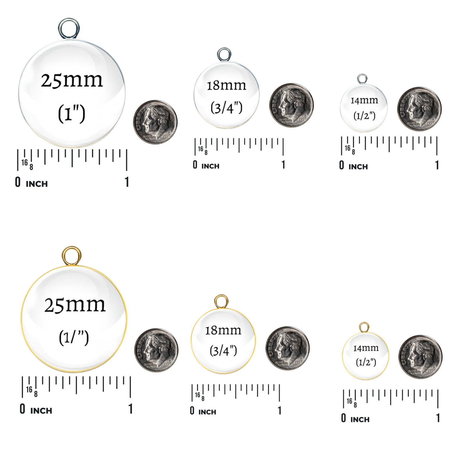 🎖️ Patriotic Glass Cabochon Charms – Eagles, Flags & Freedom – DIY Jewelry