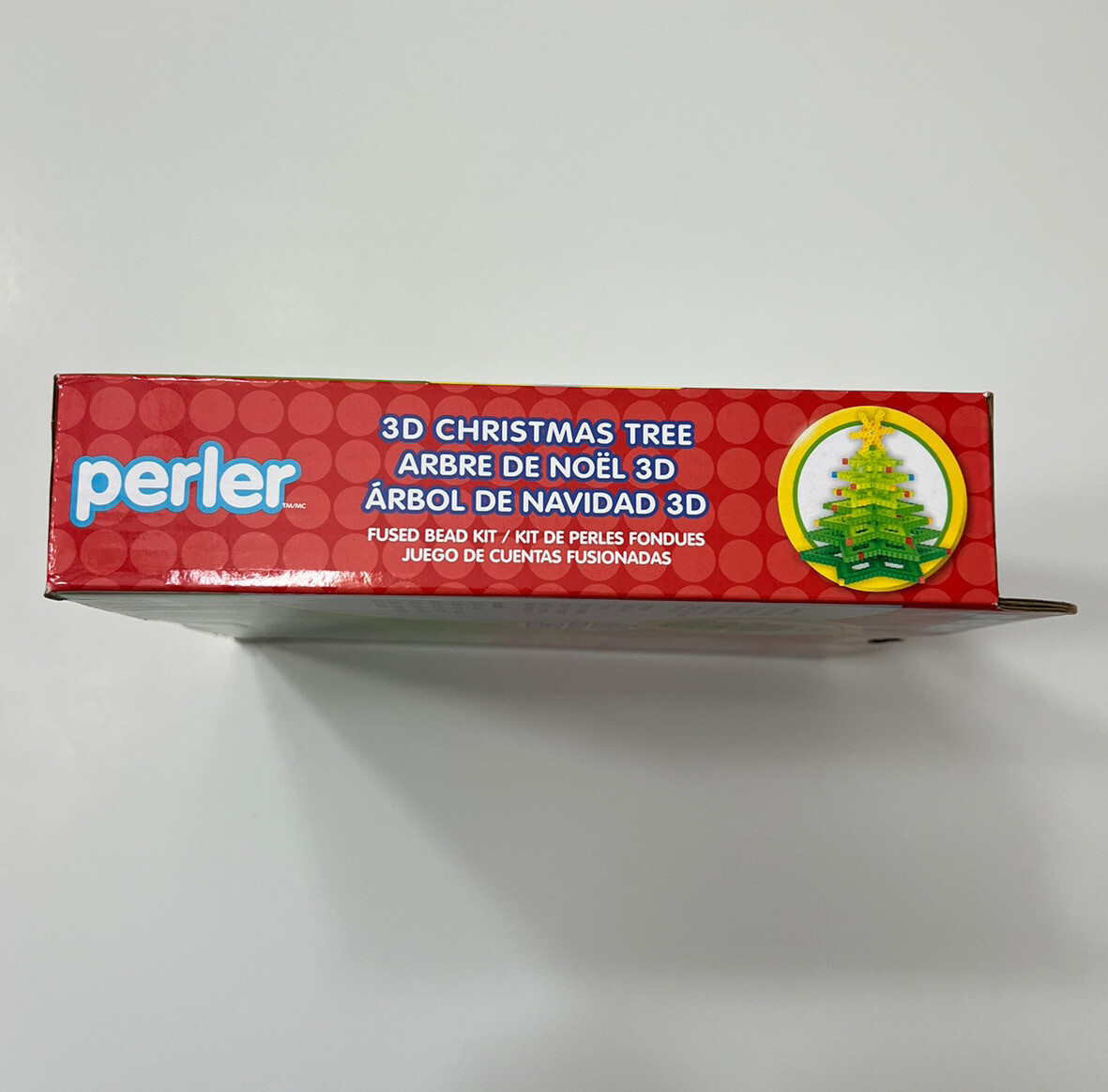 Perler Christmas Tree 3D Fused Bead Kit 2000 Beads Plus 1 Pegboard NEW In Box