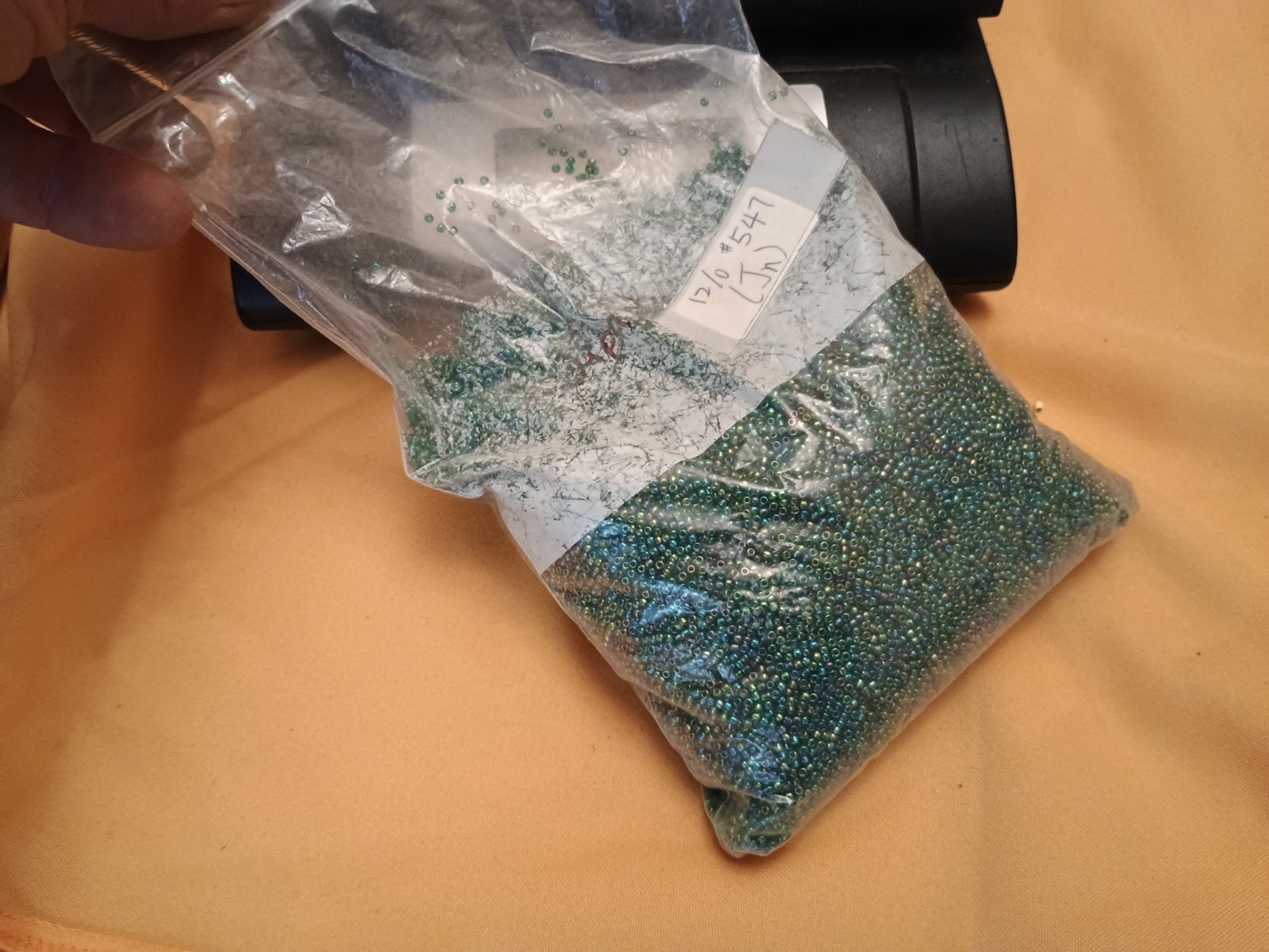 Vintage Fire Mountain Seed Beads Bags Plastics 10/0 11/0 12/0 Box Ab Seeds Mixed