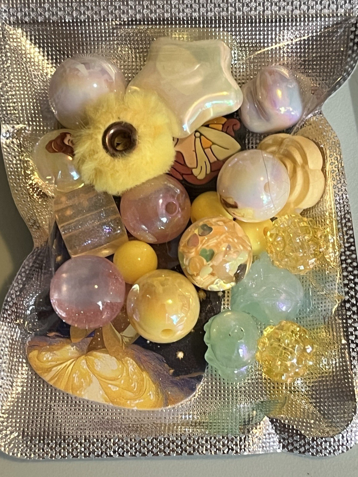 Belle, Beauty & The Beast, Bundle Of Focal & Beads, Tags, &/or Acrylics, New
