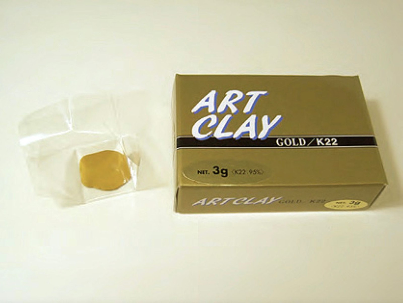 Art Clay Gold k22 Precious Metal Clay PMC 22 Carat 916 Gold Art Clay 3g Gold