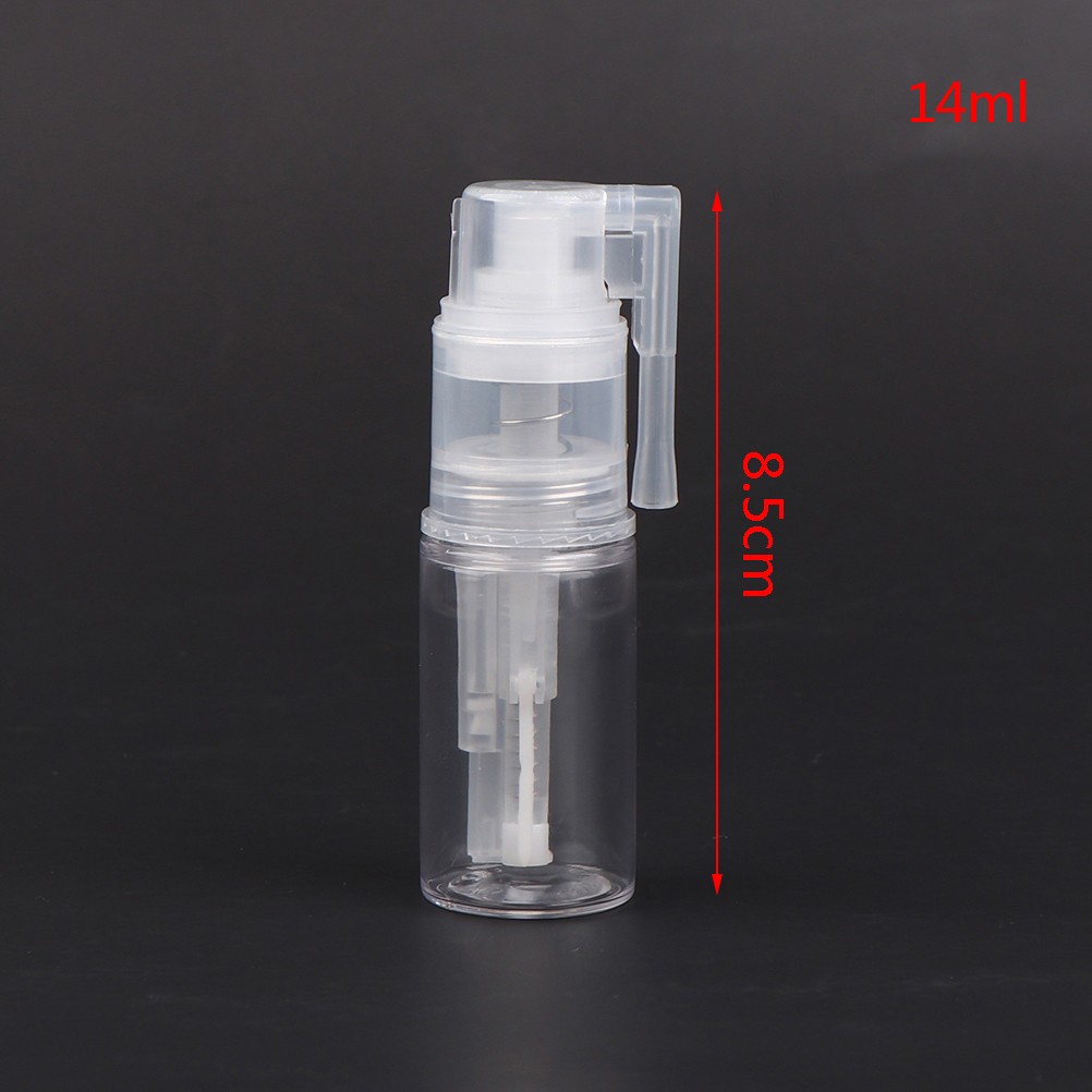 14/25/35/50/60ML Glitter Spray Bottle Empty Refillable Dry Powder Spray Bottles