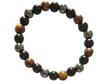 Triple Protection Multi Stone Bracelet, for Power, Protection, Balance Unisex El