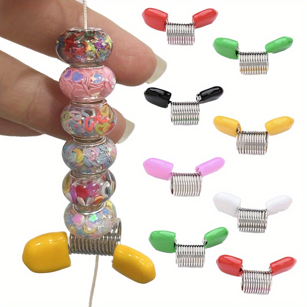 Well-Crafted Flexible Economical Easy to Use 30PCS Colorful Beading Spring Clips