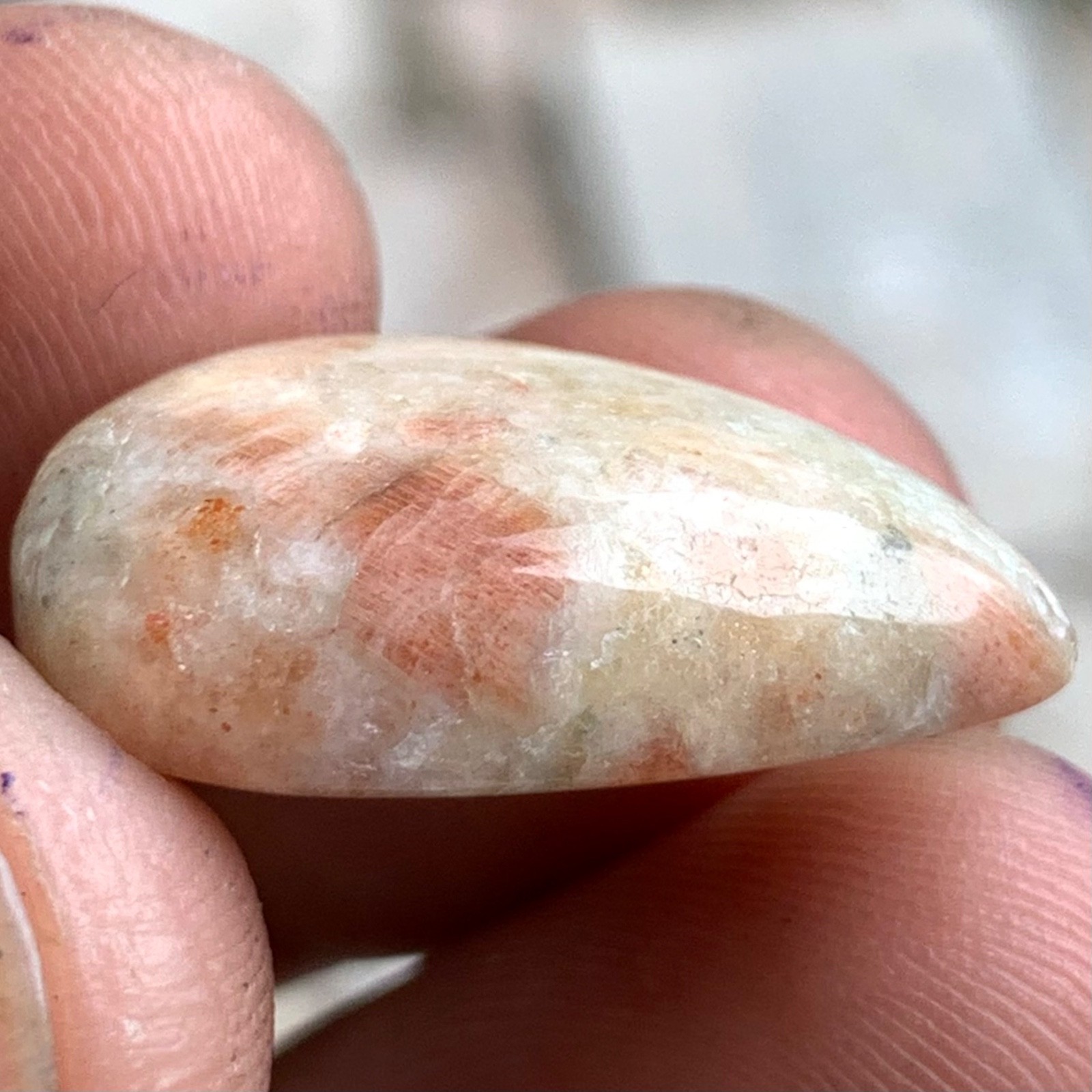 Natural Sunstone 24 Ct Pear Cabochon | 18.40×25 mm Loose Gemstone