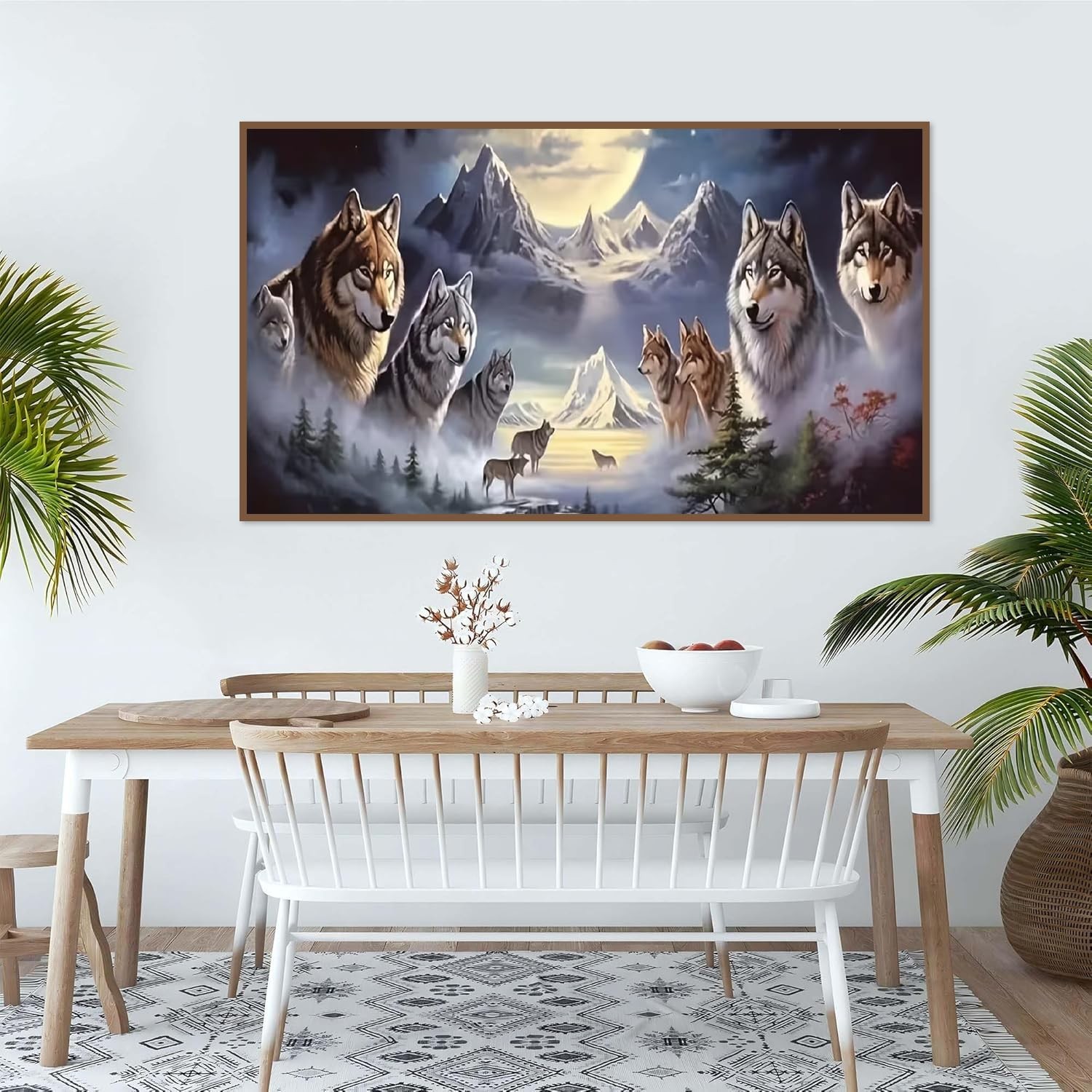 Large Diamond Art Painting, DIY Pack Round Diamond Painting Kits for Adult