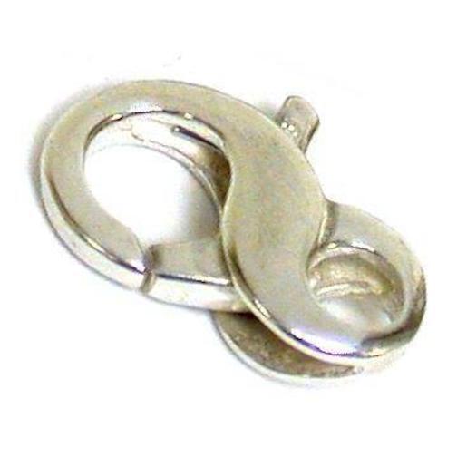 Sterling Silver Infinity Lobster Clasp 11 x 15mm