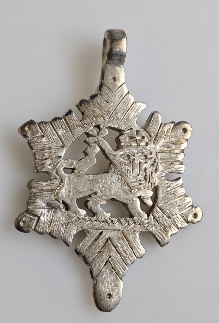 Ethiopian Handmade pendant Lion of Judah jewelry African jewelry