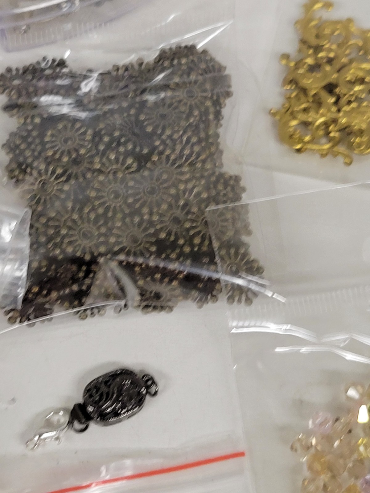 Bulk Lot Jewelry Making Supplies Necklace Earring Findings Beads Chain Wire