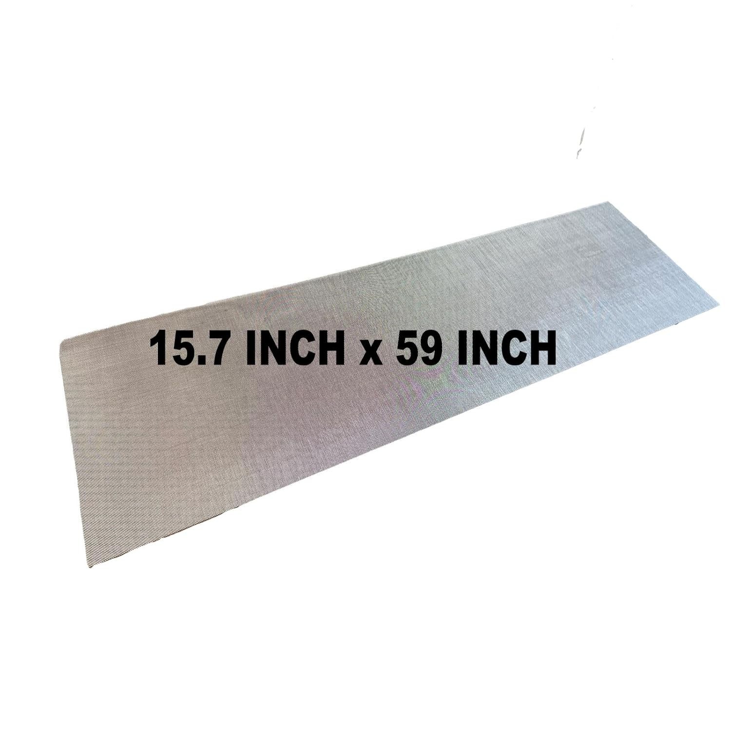 Easy-Cut Stainless Steel Wire Mesh, 15.7 x 59 Inches, Rustproof & Sturdy Design