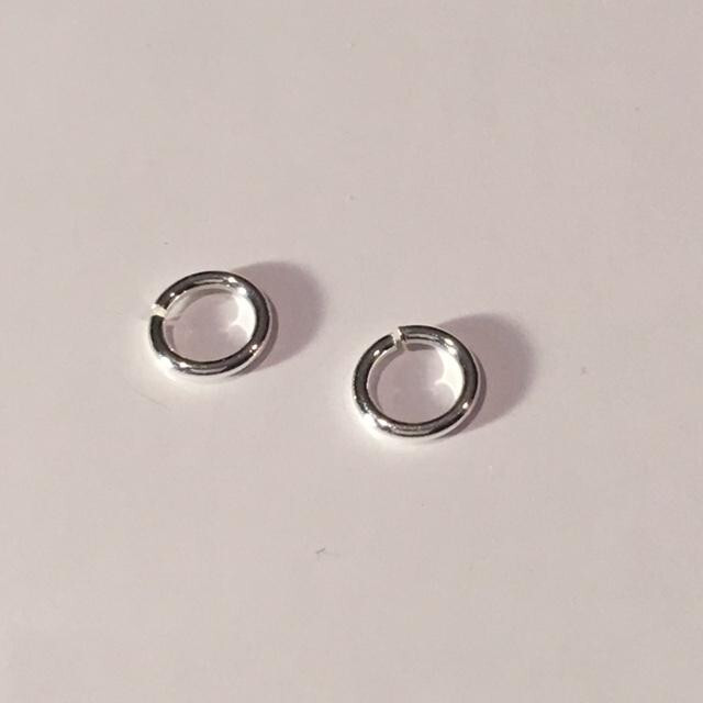 50 Pieces Authentic 925 Sterling Silver 6mm 20ga Open Jump Rings