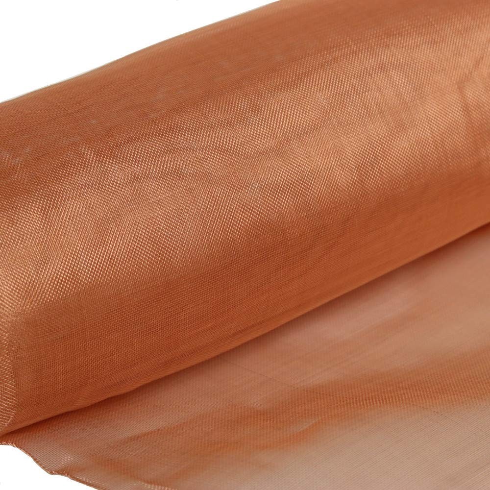 Commercial Grade 40 Mesh Copper Wire Screen – 12.5″ x 38″ for Crafts & Gardening