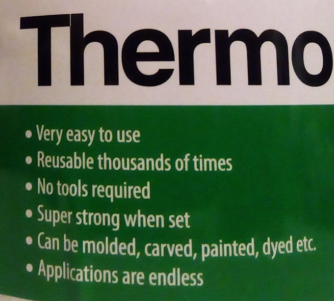 2 ThermoMorph Moldable Plastic Pellets Beads Reusable 500g Easy to Use FREE S/H!