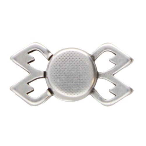 Cymbal Magnetic Clasp Fylakopi II for GemDuo Beads Ant Silver – 1 Clasp