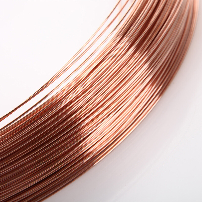 T2 Solid Bright 99.9% Pure Copper Wire Uncoated By Metre Wire Diameter 0.2mm-5mm